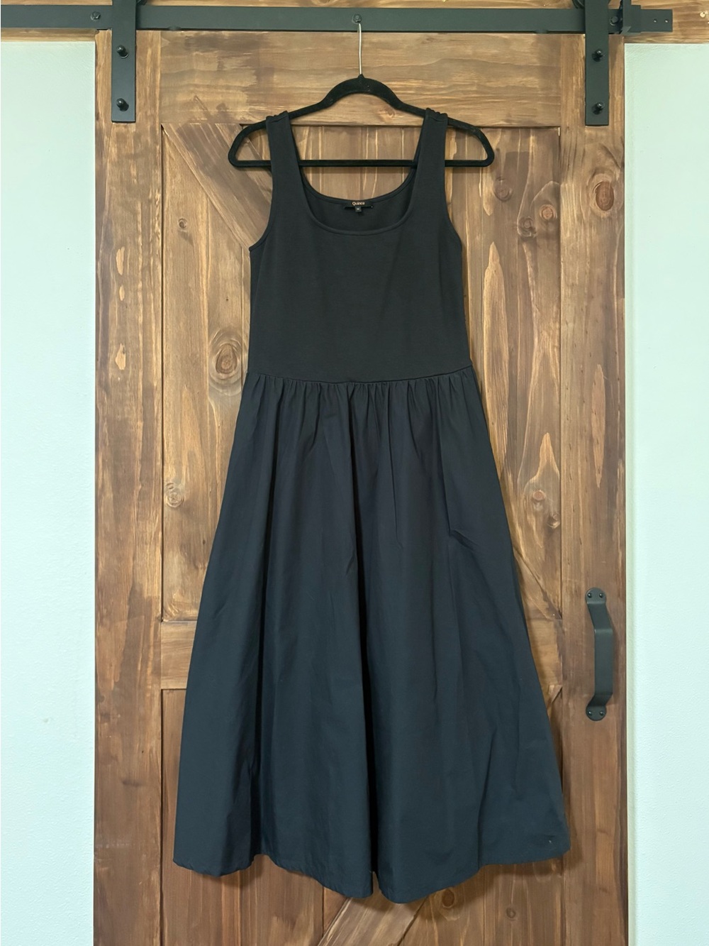 Quince Cotton Mixed Media Tank Dress